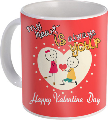 

SKY TRENDS Love Gifts For Your Special Valentine For Girlfriend Boyfriend Wounderful Wife Husband Friend Anniversary Birthday Design003 Ceramic Mug(325 ml), White
