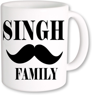 

PhotogiftsIndia Singh Family 001 Ceramic Mug(325 ml), Multicolor