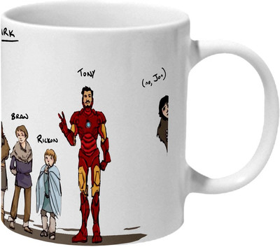 

Mooch Wale Ultimate House Stark Got Ceramic Mug(325 ml), Multicolor
