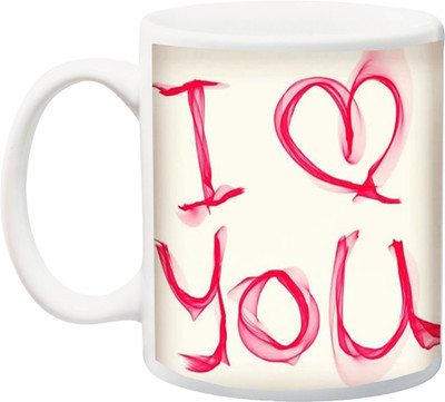 

ME&YOU Gift for Husband/Wife/Girlfriend/Boyfriend/Lover;"Beautiful Special I love you red HD printed Ceramic Mug(325 ml), Multicolor