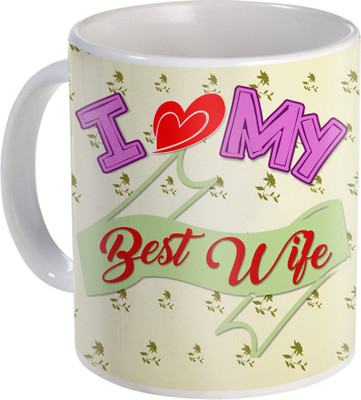 

SKY TRENDS Love Gifts For Your Special Valentine For Girlfriend Boyfriend Wounderful Wife Husband Friend Anniversary Birthday Design097 Ceramic Mug(325 ml), White