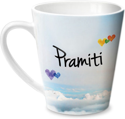 

Hot Muggs Simply Love You Pramiti Conical Ceramic Mug(350 ml)