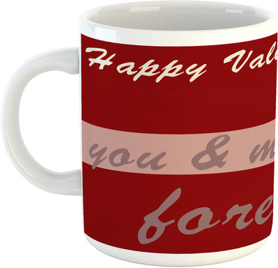 

Deeher Gifts Happy Valentine's Day design7 Ceramic Mug(330 ml), Multicolor