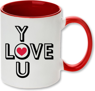 

Heyworlds love you valentine gifts 002 Ceramic Mug(325 ml), Multicolor