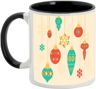 

AllUPrints Beautiful Christmas Gifts Ceramic Mug(325 ml), Black