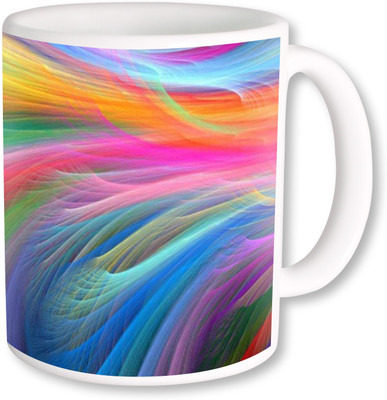 

Heyworlds gifts for gradient design 01 Ceramic Mug(325 ml), Multicolor