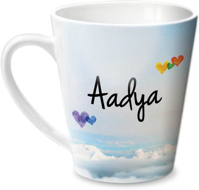 

Hot Muggs Simply Love You Aadya Conical Ceramic Mug(350 ml)