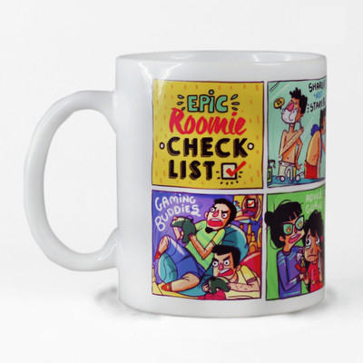 

Chumbak Roomies for life Ceramic Mug