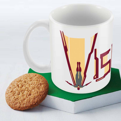 

Posterboy Vision Logo Officially Licensed (Pack Of 1) Ceramic Mug(350 ml), Multicolor