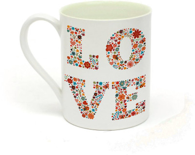 

Sowing Happiness MUG324 Ceramic Mug(350 ml), White