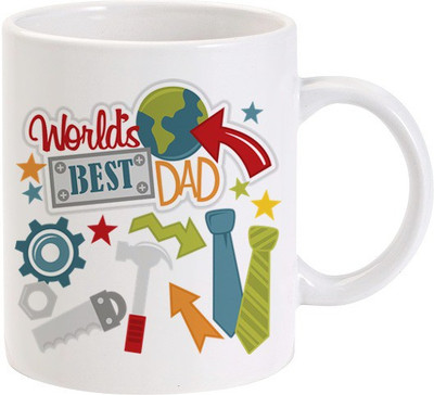 40% OFF on Lolprint Worlds Best Dad Ceramic Coffee Mug(325 ml) 40% OFF on Lolprint Worlds Best Dad Ceramic Coffee Mug(325 ml)
