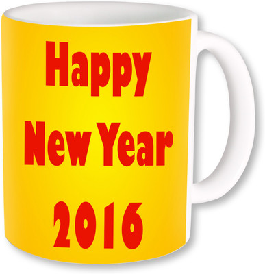 

PhotogiftsIndia happy new year 110 Ceramic Mug(325 ml), Multicolor
