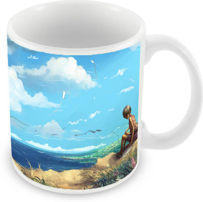 

Sleep Nature's SN-MG-1591 Ceramic Mug(350 ml), Blue