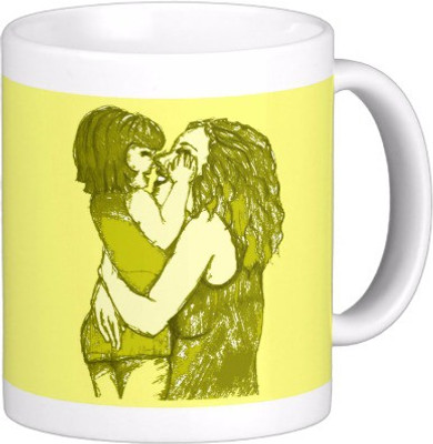 

Exoctic Silver Best Quoted Coffee 00274 Ceramic Mug(300 ml), Multicolor