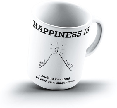 

Ucard Happiness Is1788 Bone China, Ceramic, Porcelain Mug(325 ml)