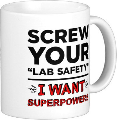 

Exoctic Silver My Boss Wants A001 Ceramic Mug(350 ml), Multicolor