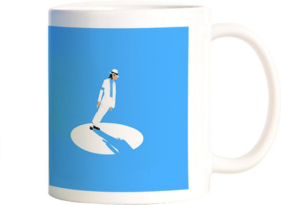 

Rangeele Inkers Micheal Jackson Minimal Pose Ceramic Mug(300 ml), Multicolor