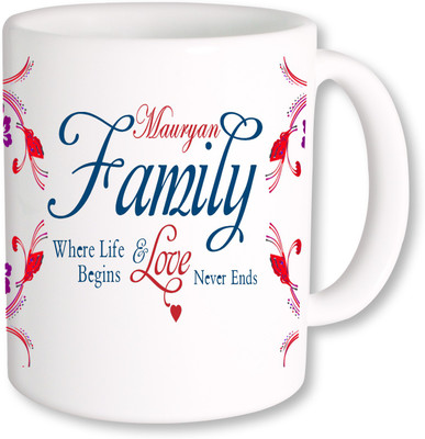 

PhotogiftsIndia Mauryan Family Ceramic Mug(325 ml), Multicolor