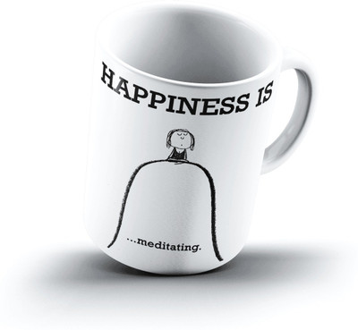 

Ucard Happiness Is1778 Bone China, Ceramic, Porcelain Mug(325 ml)