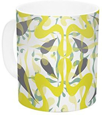 

Kess InHouse InHouse Miranda Mol Azulejos Ceramic Coffee, 11 oz, Multicolor Ceramic Mug(60 ml)