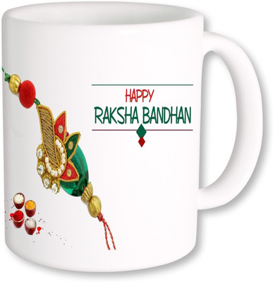 

PhotogiftsIndia Rakshabandhan 070 Coffee Ceramic Mug(350 ml), Multicolor