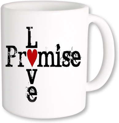 

PhotogiftsIndia Promise Love Ceramic Mug(325 ml)