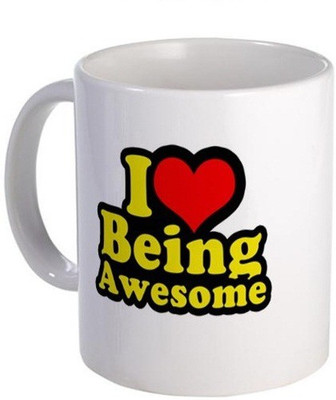

Exoctic Silver Quoteds ooooo144 Ceramic Mug(300 ml), Multicolor