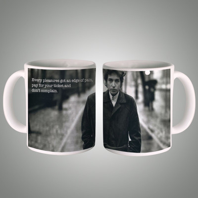 

Posterboy Bob Dylan Quote - wh Ceramic Mug(350 ml), Multicolor