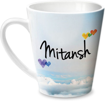 

Hot Muggs Simply Love You Mitansh Conical Ceramic Mug(350 ml)