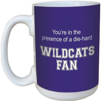 

Tree-Free Greetings Greetings lm44523 Wildcats College Football Fan Ceramic with Full-Sized Handle, 15-Ounce Ceramic Mug(60 ml), Multicolor