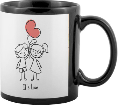 

SKY TRENDS Valentine Gifts For Special Girlfriend,Boyfriend,Wife,Husband,design 153 Ceramic Mug(325 ml), Black