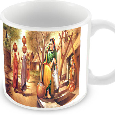 

Sleep Nature's SN-MG-296 Ceramic Mug(350 ml), Multicolor