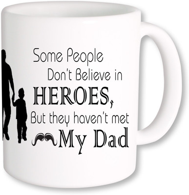 

PhotogiftsIndai Happy Father's Day 139 Ceramic Mug(325 ml), Multicolor