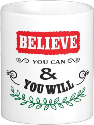 

Exoctic Silver MUG149 Ceramic Mug(250 ml), White