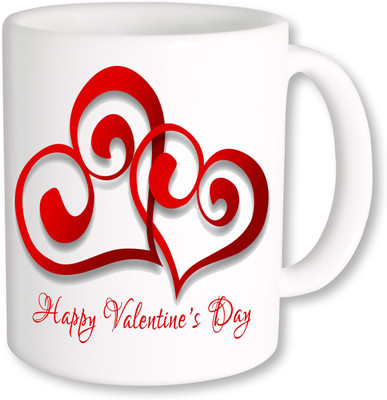 

PhotogiftsIndia Happy Valentine Day 23 Ceramic Mug(325 ml), Multicolor