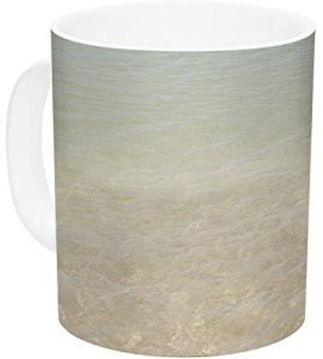 

Kess InHouse InHouse Catherine McDonald Ombre Sea Beach Photography Ceramic Coffee, 11 oz, Multicolor Ceramic Mug(60 ml)