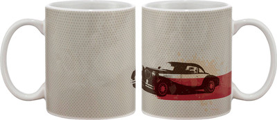 

Artifa Retro Car Porcelain, Ceramic Mug(350 ml), Multicolor