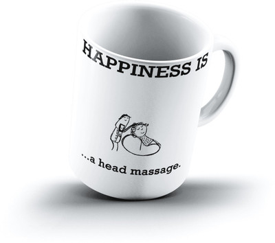

Ucard Happiness Is1423 Bone China, Ceramic, Porcelain Mug(325 ml)