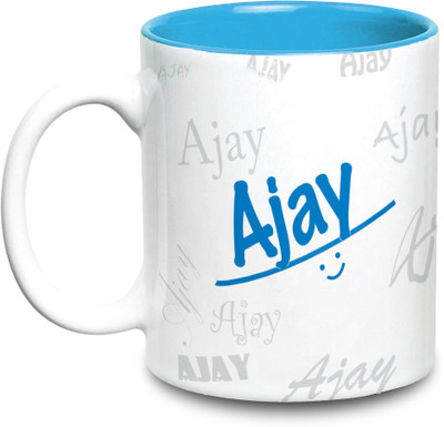 

Hot Muggs Me Graffiti - Ajay Ceramic Mug(315 ml), Multicolor