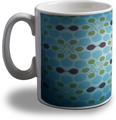 

Artifa Abstract Design In Blue Amg0773 Porcelain, Ceramic Mug(350 ml), Multicolor