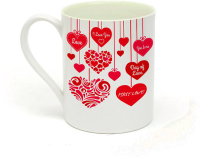 

Sowing Happiness MUG318 Ceramic Mug(350 ml), White