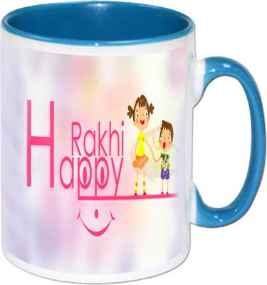 

PhotogiftsIndia Happy Raksha Bandhan 006 Ceramic Mug(325 ml), Multicolor