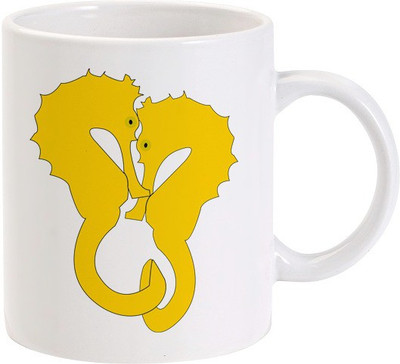 40% OFF on Lolprint Seahorses Love Ceramic Coffee Mug(325 ml) 40% OFF on Lolprint Seahorses Love Ceramic Coffee Mug(325 ml)