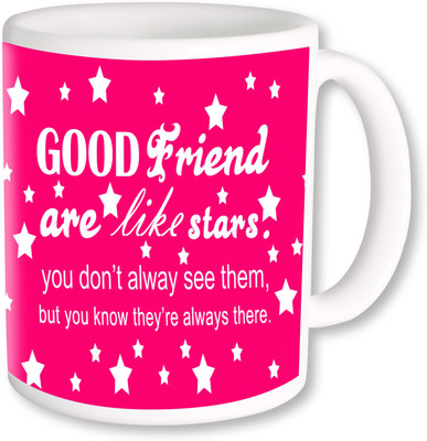 

PhotogiftsIndia Happy Friendship Day 131 Ceramic Mug(350 ml), Multicolor