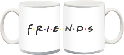 

Posterboy Friends - Wh Ceramic Mug(350 ml), Multicolor