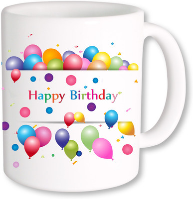 

PhotogiftsIndia happy birthday_01 Ceramic Mug(325 ml), Multicolor