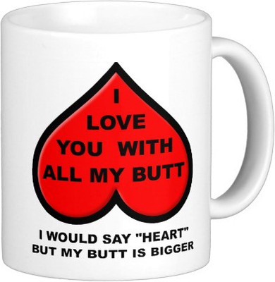 

Exoctic Silver Attitude Rockzz A001 Ceramic Mug(350 ml), Multicolor