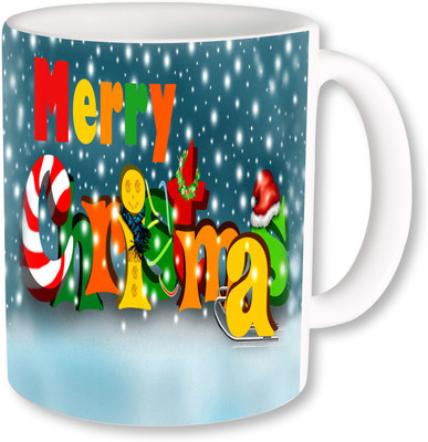 

PhotogiftsIndia Merry Christmas 061 Ceramic Mug(325 ml), Multicolor