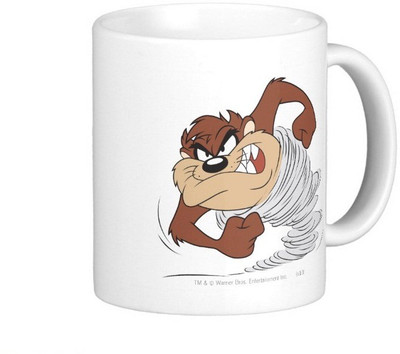

Exoctic Silver Looney Tunes Series 15 Ceramic Mug(300 ml), Multicolor