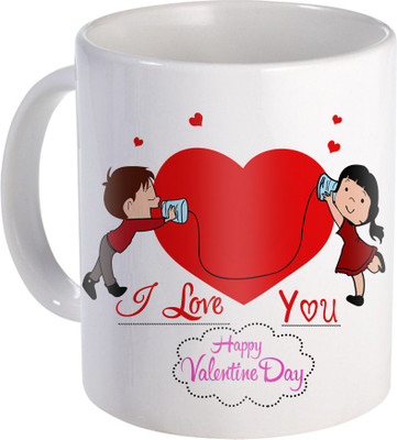 

SKY TRENDS Love Gifts For Your Special Valentine For Girlfriend Boyfriend Wounderful Wife Husband Friend Anniversary Birthday Design036 Ceramic Mug(325 ml), White